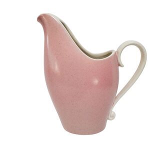 Poppytrail California Confetti Pitcher 7"-10" tall Pink Water Vase MCM Farmhouse